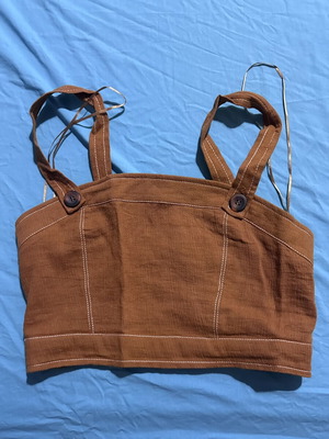 Pull & Bear brown summer top, size small
