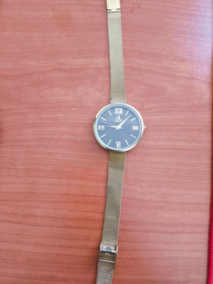 Ρολόι Season Time Stripe Series μεταχειρισμένο, γυναικείο, χρυσαφί