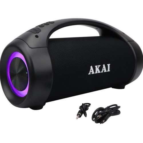 Akai Bluetooth Speaker abts 55 Waterproof Karaoke New