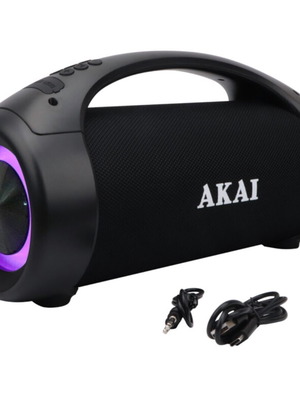 Akai Bluetooth Speaker abts 55 Waterproof Karaoke New