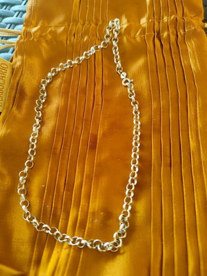 Silver 925 necklace chain like new, 41 cm length