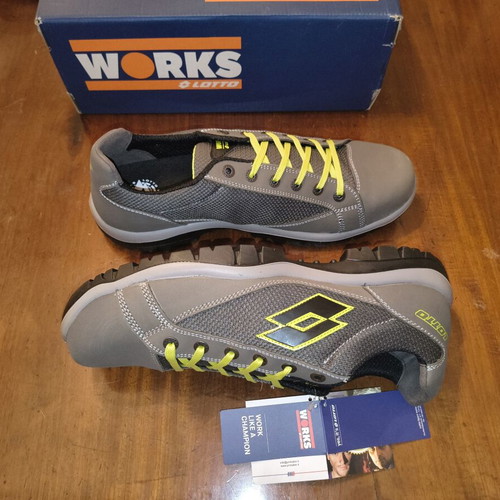Lotto Jump 500 II S1PLS safety shoes size 46 new, grey