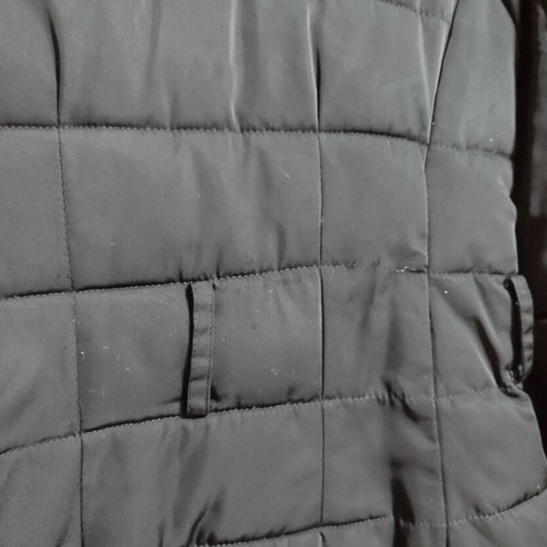 Puffer winter jacket black used, size M