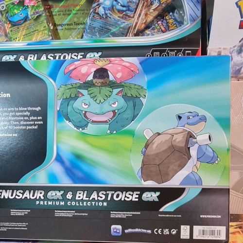 Pokemon TCG Venusaur ex & Blastoise ex Premium Collection new