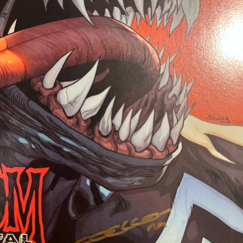 Venom Immortal Variant Marvel comic new, signed by Pastrovicchio