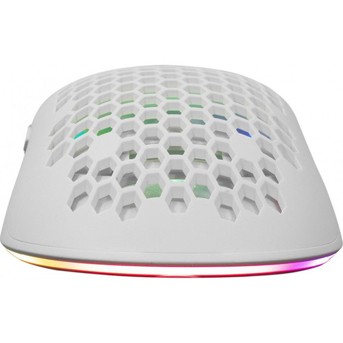 White Shark Galahad GM-5007B gaming mouse white new with 6400 DPI and RGB lighting