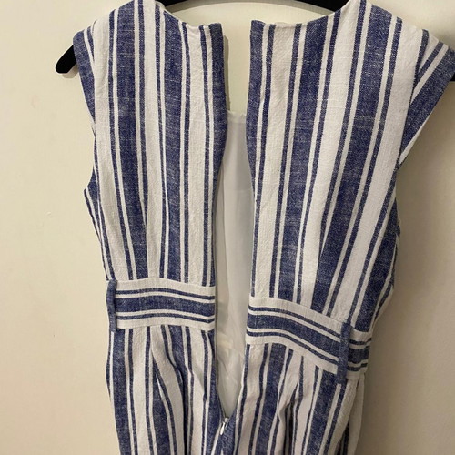 Φόρεμα J. Crew λινό μεταχειρισμένο, μέγεθος Medium, άσπρο