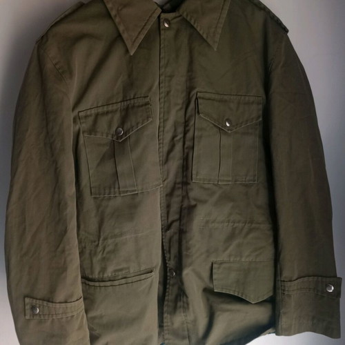 Military jacket American style XL brown and green
