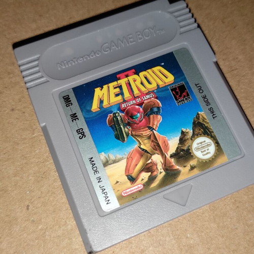 Metroid 2 Return of Samus Game Boy cartridge used, Nintendo action game
