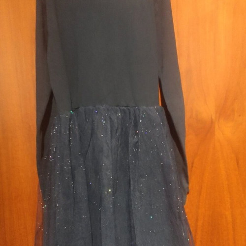 Frozen girls dress dark blue size 140cm like new