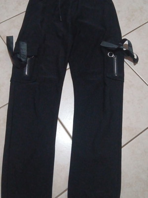 Black sportswear pants