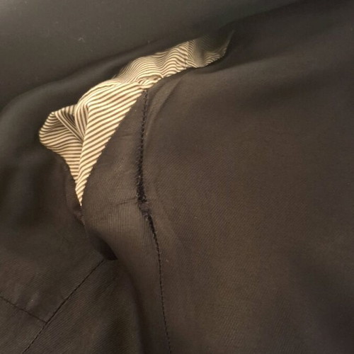 Zara black blazer used with padded shoulders and lining