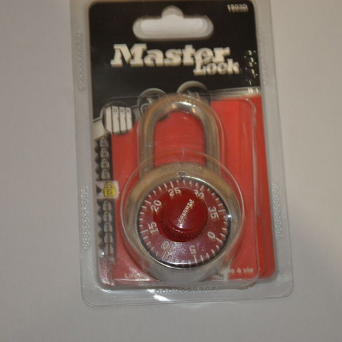 Master Lock padlock with safe-type lock new
