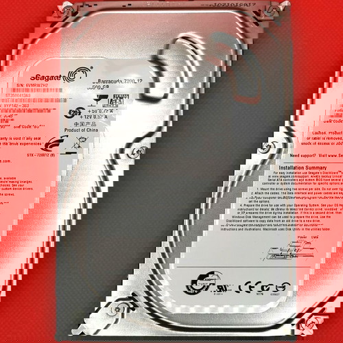Seagate Barracuda 500GB HDD σκληρός δίσκος 3.5" SATA III 7200rpm σαν καινούργιο