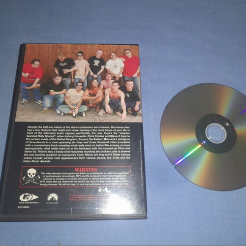 Jackass Bonus Disc DVD used, comedy with subtitles
