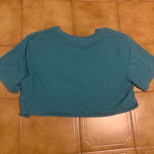 Zara short-sleeve shirt used, green, size 140 cm