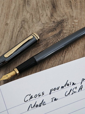 Cross fountain pen used, made in USA