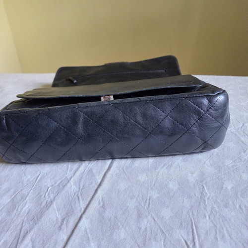 Chanel Reissue i flap μαύρη τσάντα ώμου μεταχειρισμένη
