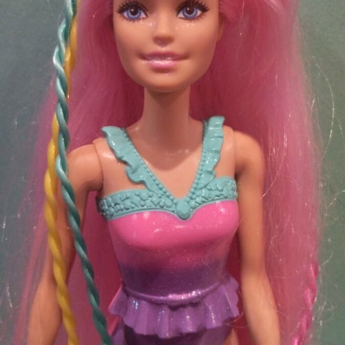 Barbie Cool Colours doll like new with colorful highlights