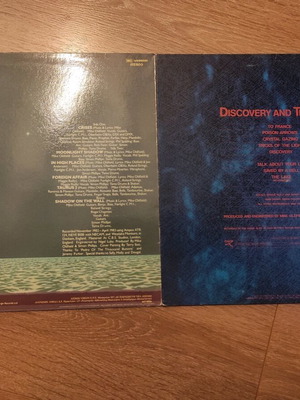 Mike Oldfield vinyl records used, Crises and Discovery and the Lake