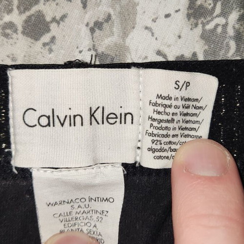 Calvin Klein boxer pack of 2 new, bamboo and cotton with gold details