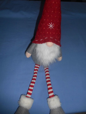 Santa Claus sitting figure new, height 50 cm