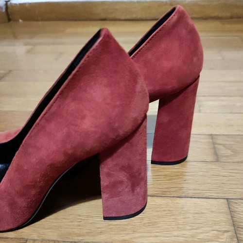 Massimo Granieri red suede women's pumps new size 37