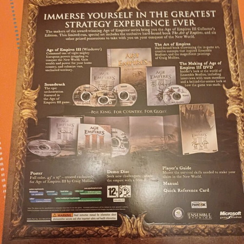 Age of Empires Collectors Edition for PC like new
