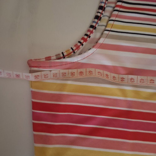 Tommy Hilfiger sleeveless blouse, multicolor, gold buttons