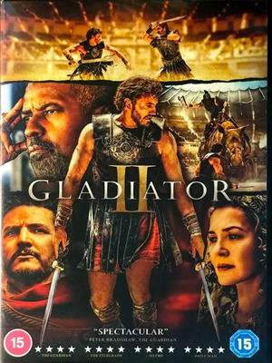 Gladiator 2 DVD action movie used with English subtitles
