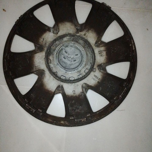 Citroen gray metal hubcap 17 inches used