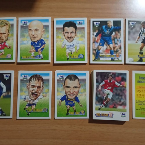 Merlin Premier League 1996-1997 пълен комплект 88 карти като нови