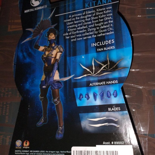 Mortal Kombat Mezco 6' Bloodied Kitana Battle Figure New