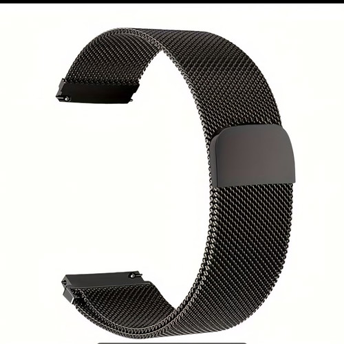 Milanese Metal Watch Strap 22mm black new, 24cm
