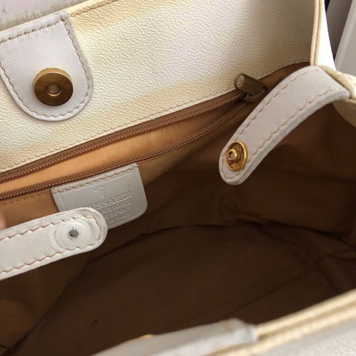 Trussardi shoulder bag used, beige