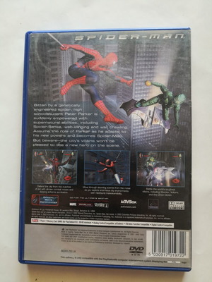 Spiderman PS2 game case without disc