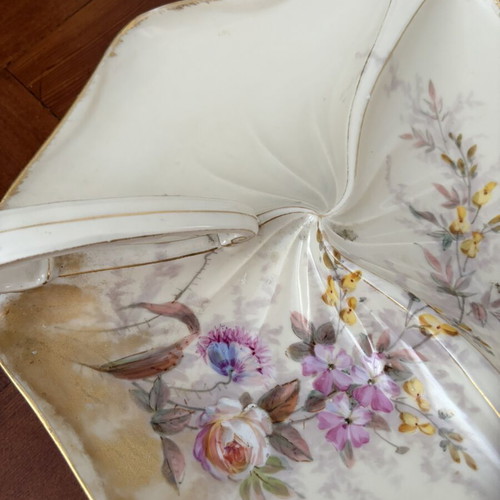 Πιατέλα Limoges Art Nouveau 1900-1920 σαν καινούργια, χειροποίητη ζωγραφική