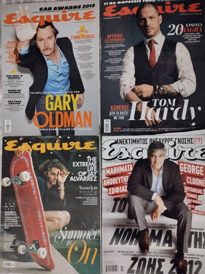 Esquire magazines like new, pack of 4 issues