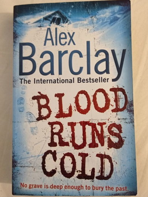 Book Alex Barclay Blood Runs Cold used, English