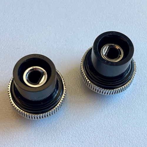 NOS knobs new, set of 2 for old audio devices