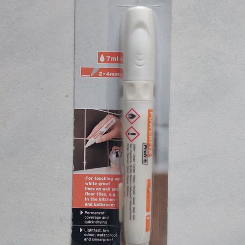 Grout pen white color new in packaging