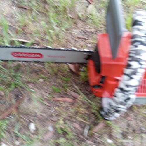 Husqvarna 51 chainsaw used with new chain