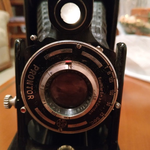 Prontor vintage camera used, 1930, Germany