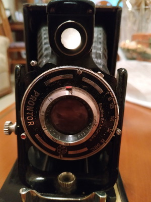 Prontor vintage camera used, 1930, Germany