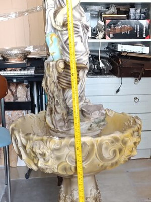 Vintage fountain used with woman statue 1.5 meter height
