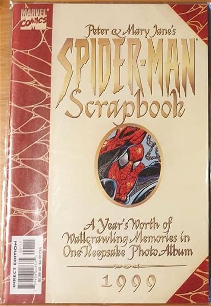  MARVEL COMICS xenoglossa  SPIDER-MAN (PETER & MARY JANE SPIDER-MAN SCRAPBOOK)
