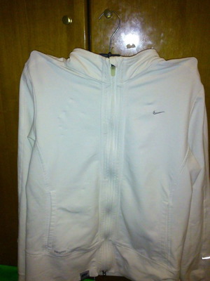 Nike Pegasus athletic jacket medium white used