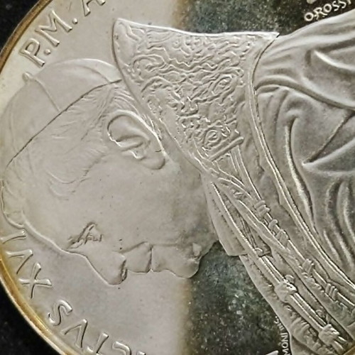 Collectible silver coin like new for 60th anniversary of World War II