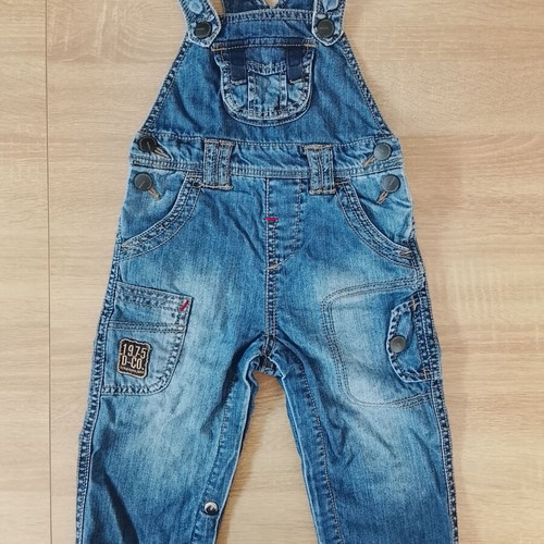 ZARA denim overalls for baby boy 9/12 months like new