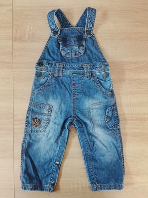 ZARA denim overalls for baby boy 9/12 months like new